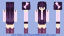 🌺𝓟𝓪𝓵𝓮 𝓟𝓾𝓻𝓹𝓵𝓮 𝓨𝓾𝓻𝓲🌺 Minecraft Skin