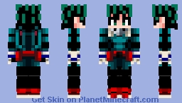 █▓▒Izuku Midoriya.D۝M.hero.A ══╣═════════════════════════⇌ Minecraft Skin