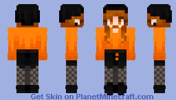 🎃skintober day 5🎃 𝓁𝓊𝓃𝒶𝒸𝒽𝓊𝓊 ~ halloween oreo Minecraft Skin