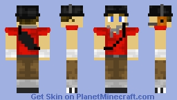 Scout TF2 (Red) Minecraft Skin