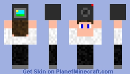 Camera Man Minecraft Skin