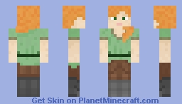 Alex with better hair Minecraft Skin