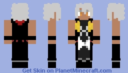 Kingdom Hearts III Young Xehanort (fan art) Minecraft Skin