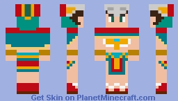 Aztec eagle warrior Minecraft Skin