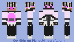 Pink Poncho Minecraft Skin