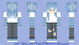 tears are falling down my face Minecraft Skin