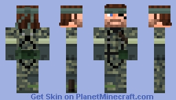 Metal Gear Solid 3: Snake Eater- Naked Snake Minecraft Skin