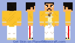 Freddie Mercury (Wembley '86) Minecraft Skin