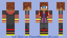 kingdom  hearts three sora Minecraft Skin