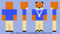 Fox Clerk Minecraft Skin