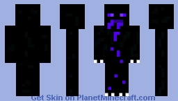 Black and Purple Monster Minecraft Skin