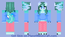 Marina (Ocean Furry) Minecraft Skin