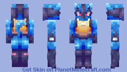 LUCARIO Minecraft Skin
