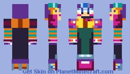 Clown Man Minecraft Skin