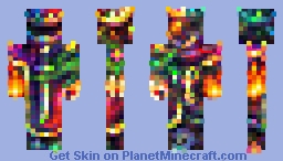 2000 pixels; A journey into the limits of the collab skin ( 8 month long collab with Allergy_Man) Minecraft Skin