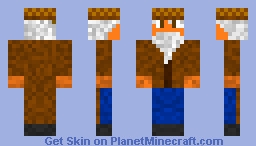 Terraria Merchant Minecraft Skin