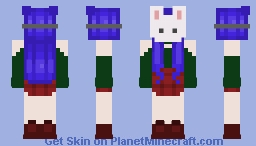 bunny mask girl Minecraft Skin