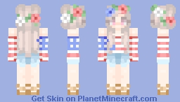 Stacy - Fourth of July Girl Minecraft Skin
