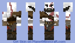 Kratos | God of War 4 Minecraft Skin
