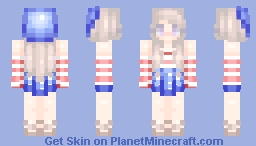 Fourth of July Girl 2 Minecraft Skin