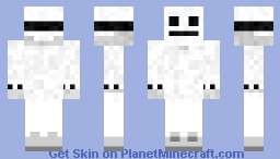 White Mask Boi Minecraft Skin