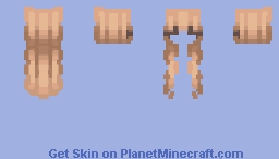 Light Brown Hairbase - Female Minecraft Skin