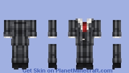 Striped Mafia Costume Minecraft Skin