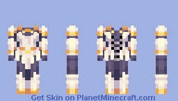 Equestrian Princess Outfit (White) - OB Minecraft Skin