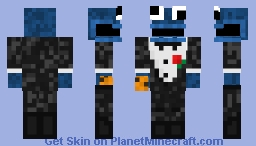 Cookie monster in suit Minecraft Skin