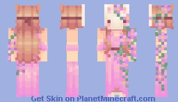 face full of flowers // remake Minecraft Skin