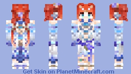Color accurate Genshin Nilou- Breeze of Sabaa Minecraft Skin