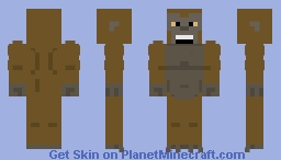Kong 2017 - Triangle vs Monkey Minecraft Skin