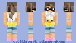Summer Vibes . FEMALE VERS Minecraft Skin