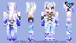 Skirk-Color accurate Genshin Impact Minecraft Skin
