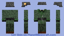 Forest Camo Army Uniform (Non-Commissioned Officer) Minecraft Skin