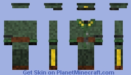 Forest Camo Army Uniform (FieldMarshalGeneral) Minecraft Skin