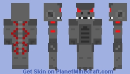 Mechagodzilla - Triangle vs Monkey Minecraft Skin
