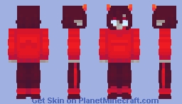 ⤷　TW: Homestuck, Trolls, The color red　 𐂯　 homestuck　 ⟡ 　　﹒　౨౿ Minecraft Skin