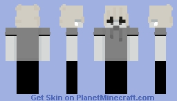 Greyed Minecraft Skin