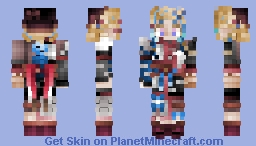 Lantern bearer of the blue fairies~NPC model for my rp world Minecraft Skin