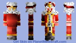 Color accurate red bishop~ Soul knight (Priestess skin) Minecraft Skin