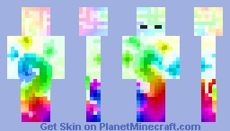 Rainbow Skin; Inverted Colors. {SizArts} Minecraft Skin