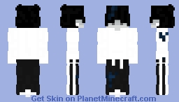 Blue crossing Minecraft Skin