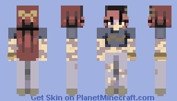 . scarred sunshine . oc Minecraft Skin