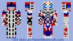 Kamen Rider Imperial Demons Komodo and Crocodile Genomix Minecraft Skin