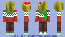 Christmas Melon Minecraft Skin