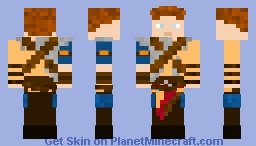 Atreus GOW RAGNARÖK Minecraft Skin