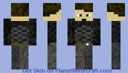 Black Armor Boy Minecraft Skin