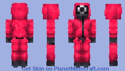 Squid Game Guard Circle (SquidGame 1/2) V2 Remake Minecraft Skin