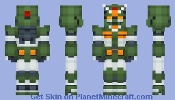 FA-78-1 Full Armor Gundam (Armorless) Minecraft Skin